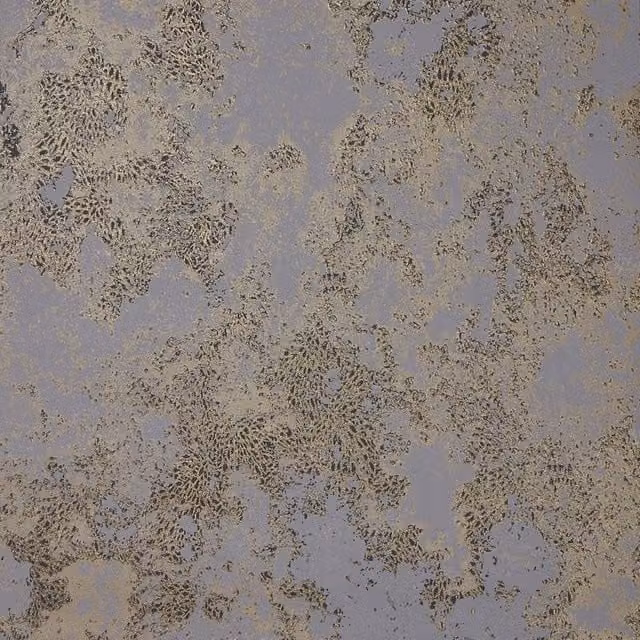 I Love Wallpaper Turin Industrial Abstract Wallpaper in Charcoal, Gold and Grey