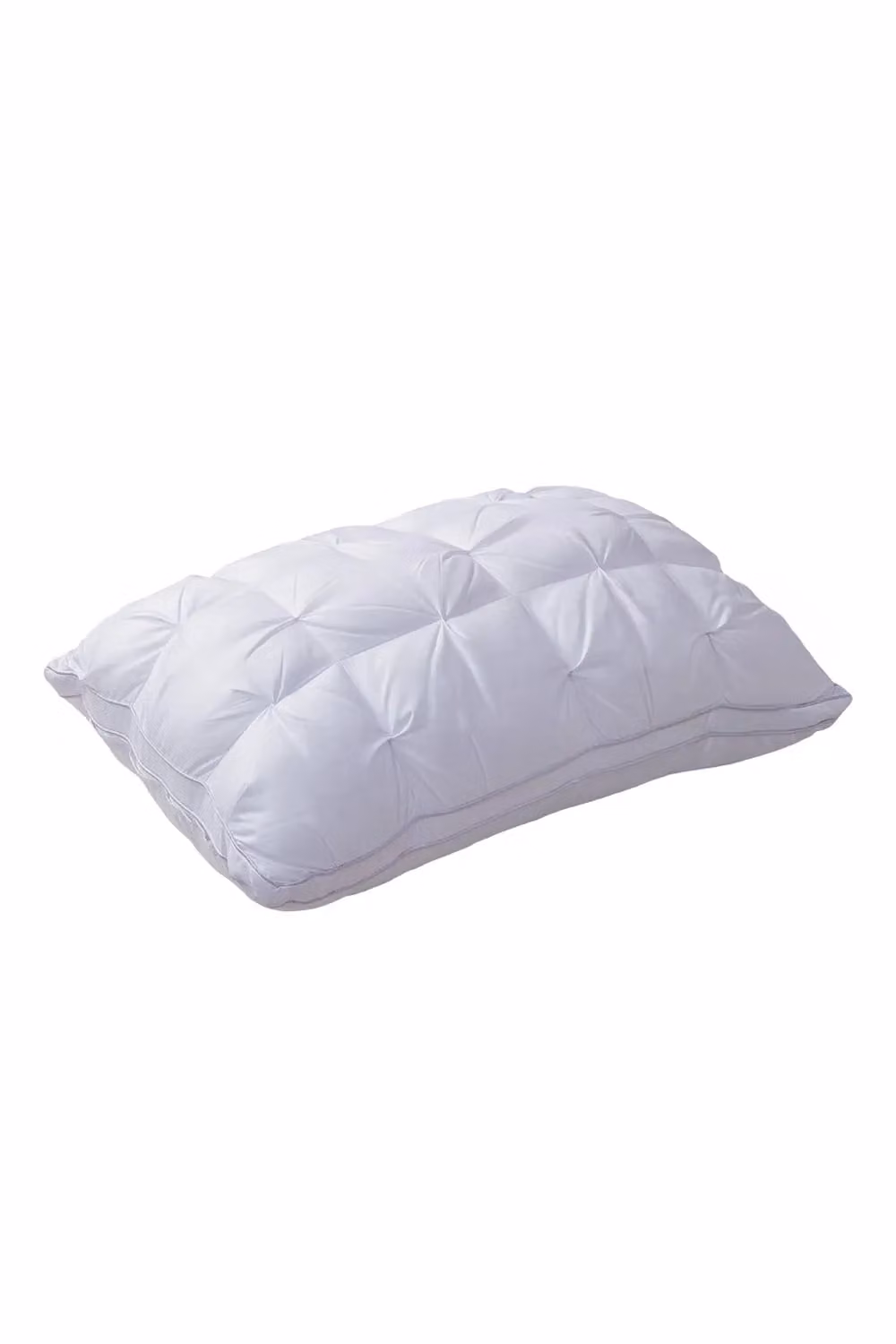 Living and Home White Twisted-Pleat Pillow, 1000g, Breathable and Cooling Design – 4