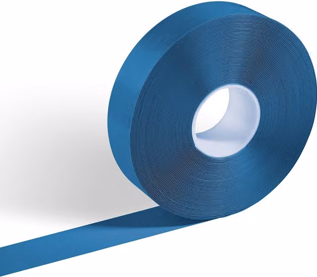 Duraline Strong Slip-Resistant Floor Marking Tape, Blue, W: 50 mm, L: 30 m