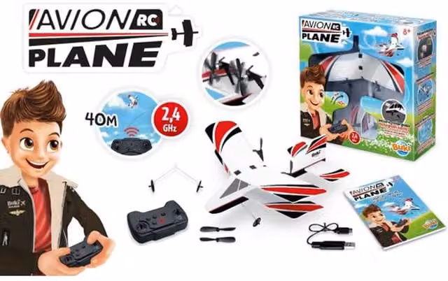 Buki RC Plane in White