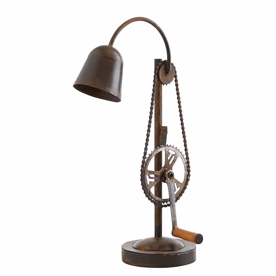IH Design Cycle Metal Table Lamp in Black – 2