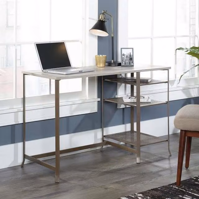 Teknik Office City Centre Computer Desk in Oak Brown