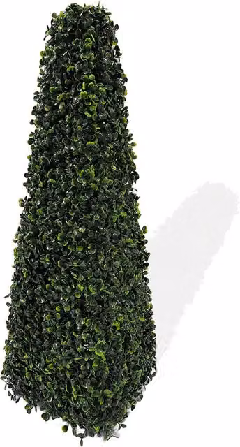 Best Artificial Green Pyramid Obelisk Boxwood Tabletop Tree