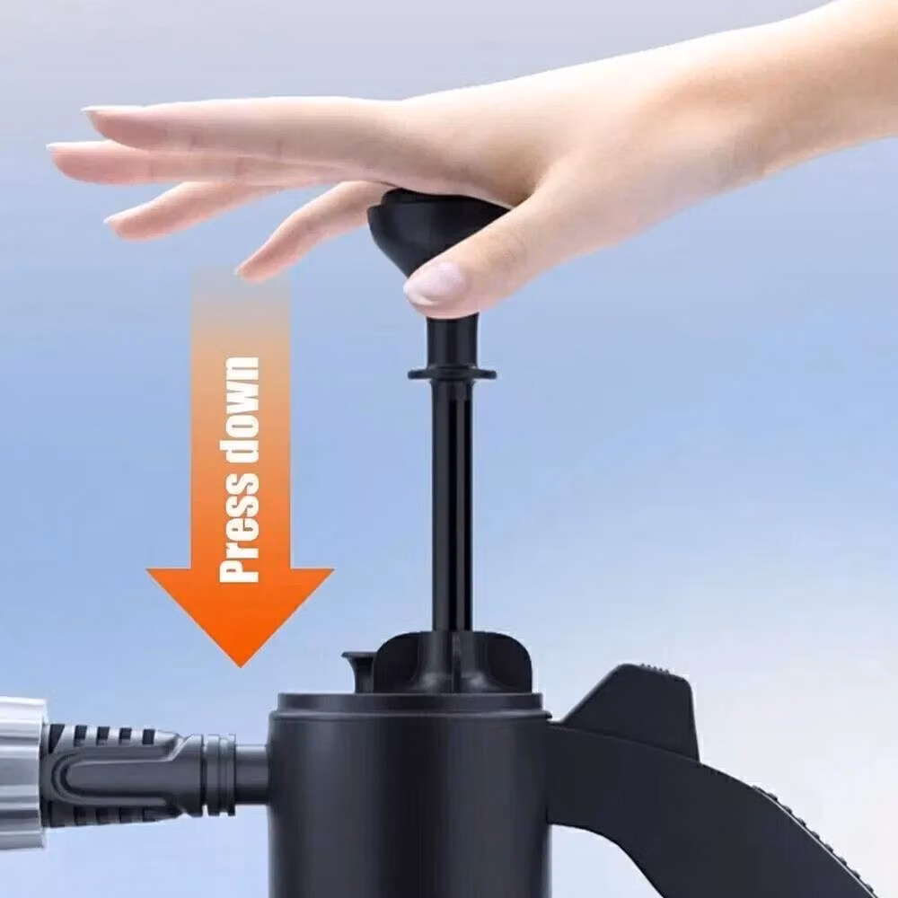Havendro Black Manual Pressure Car Wash Foam Sprayer, 2L – 5