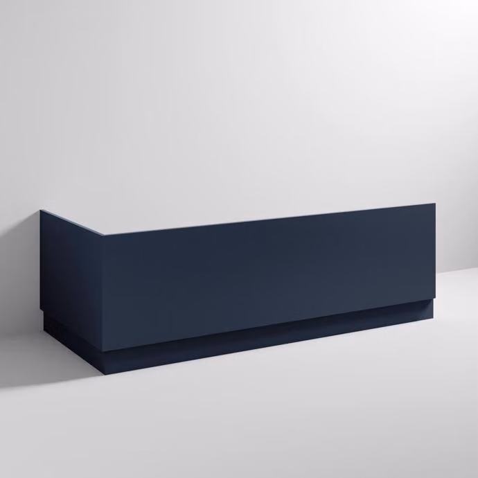 Royal Bathrooms Milan Acrylic Bath End Panel, Electric Blue, W: 80.0 cm, H: 56.0 cm