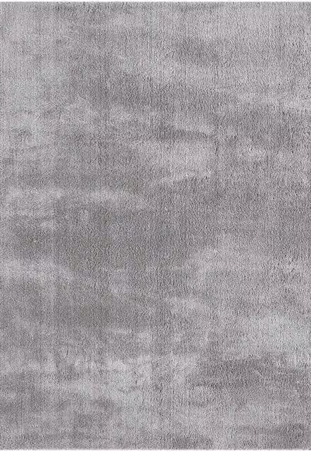 Desire Rugs Comfy Washable Low Pile Living Room Area Rug in Grey, W/D/H: 160 x 120 cm