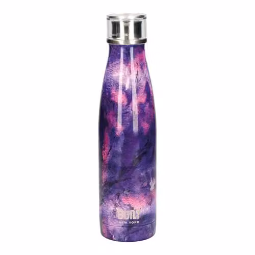 Built C000844 Perfect Seal Leakproof Insulated Stainless Steel Water Bottle, 480 ml, Purple Marble – 1