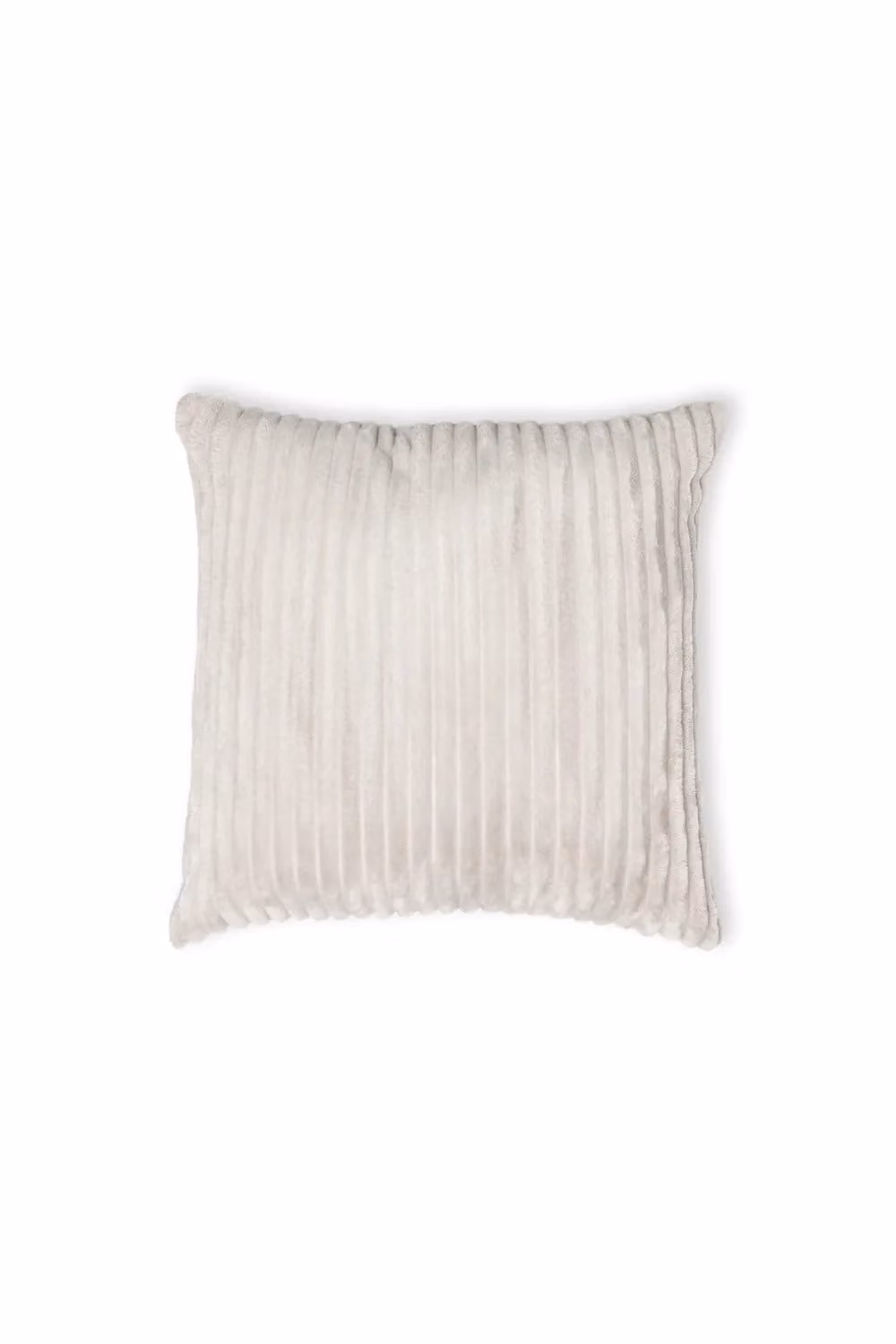 BHS Luxury Ribbon Velvet Cushion in Silver, W/D/H: 45 x 45 x 45 cm – 2
