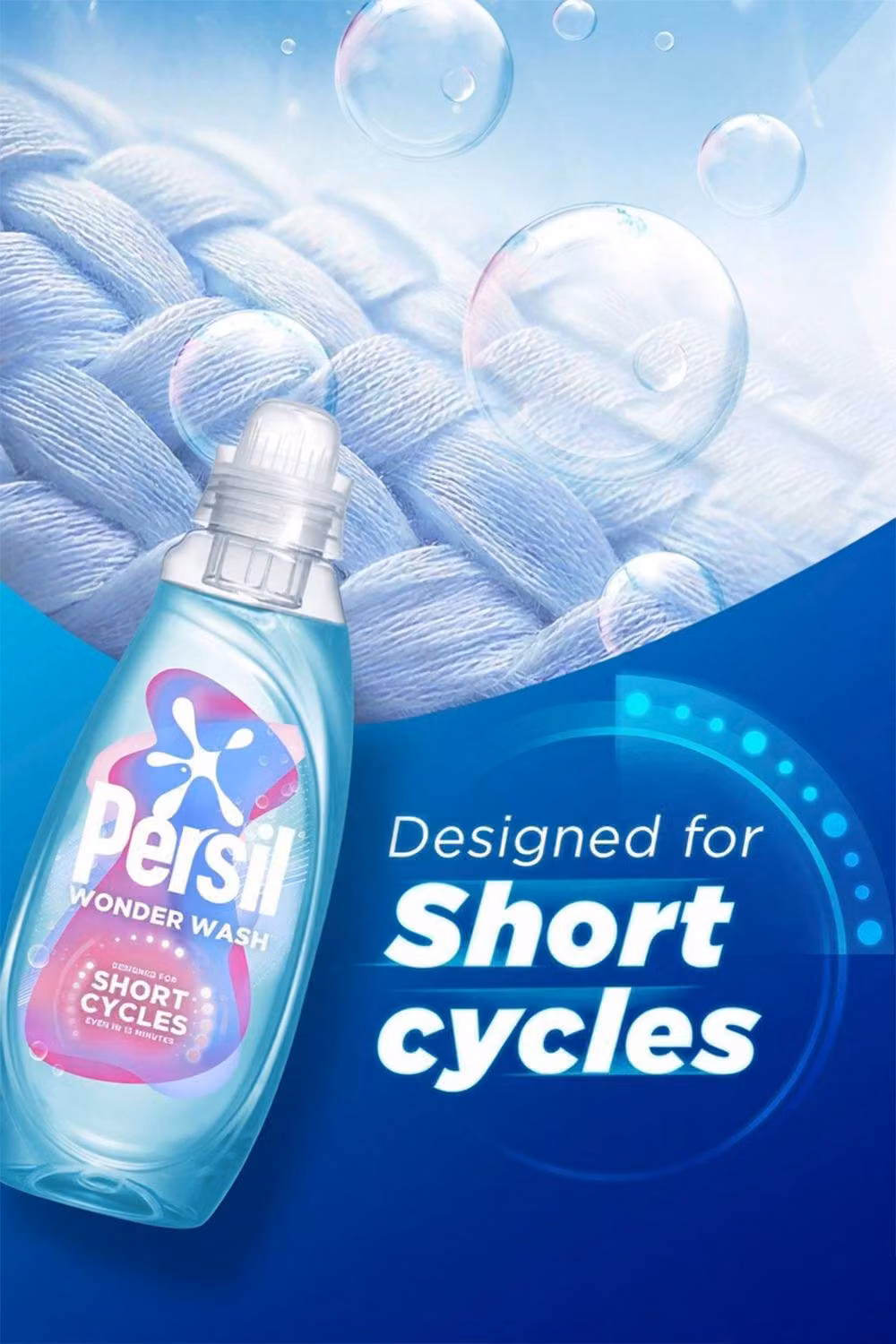 Persil Wonder Wash Non Bio Liquid Detergent Pure Heaven Scent 2.16L, 4 Pack – 4