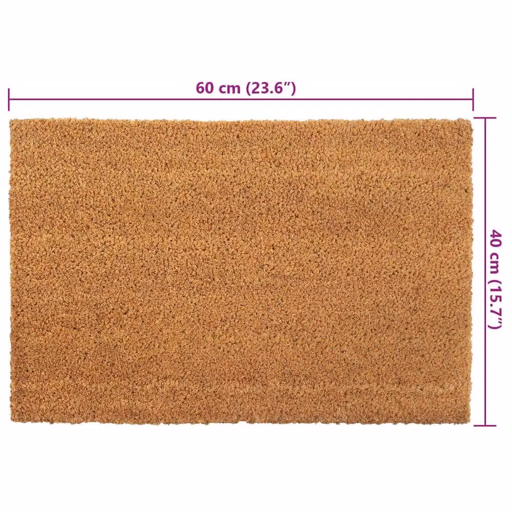 Berkfield Home Brown Tufted Coir Door Mat, W: 40 cm, D: 60 cm – 2