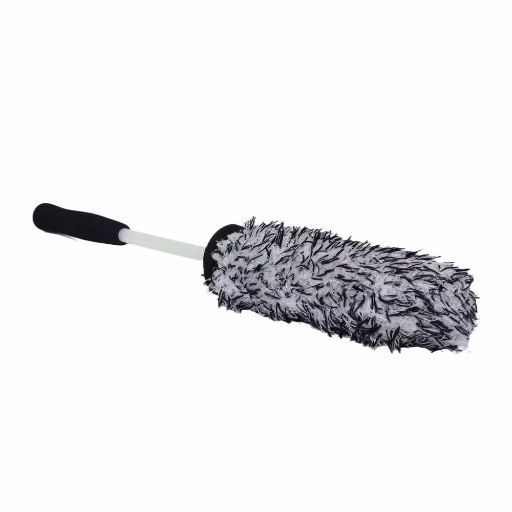 VOGREX Microfibre Alloy Wheel Woolly Wand Wheel Brush in Black – 2