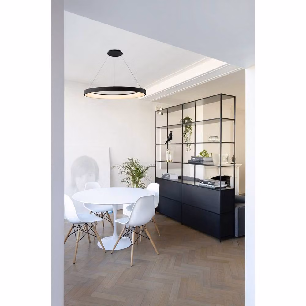 Netlighting Niseko Ring LED Ceiling Light, White, Diameter: 90 cm, 78W, 3000K, 6200lm – 3