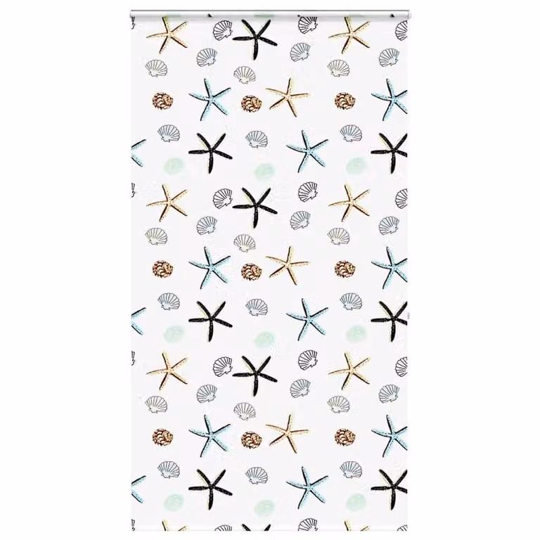 Berkfield Home Shower Roller Blind with Cassette, White, W: 130 cm, H: 240 cm