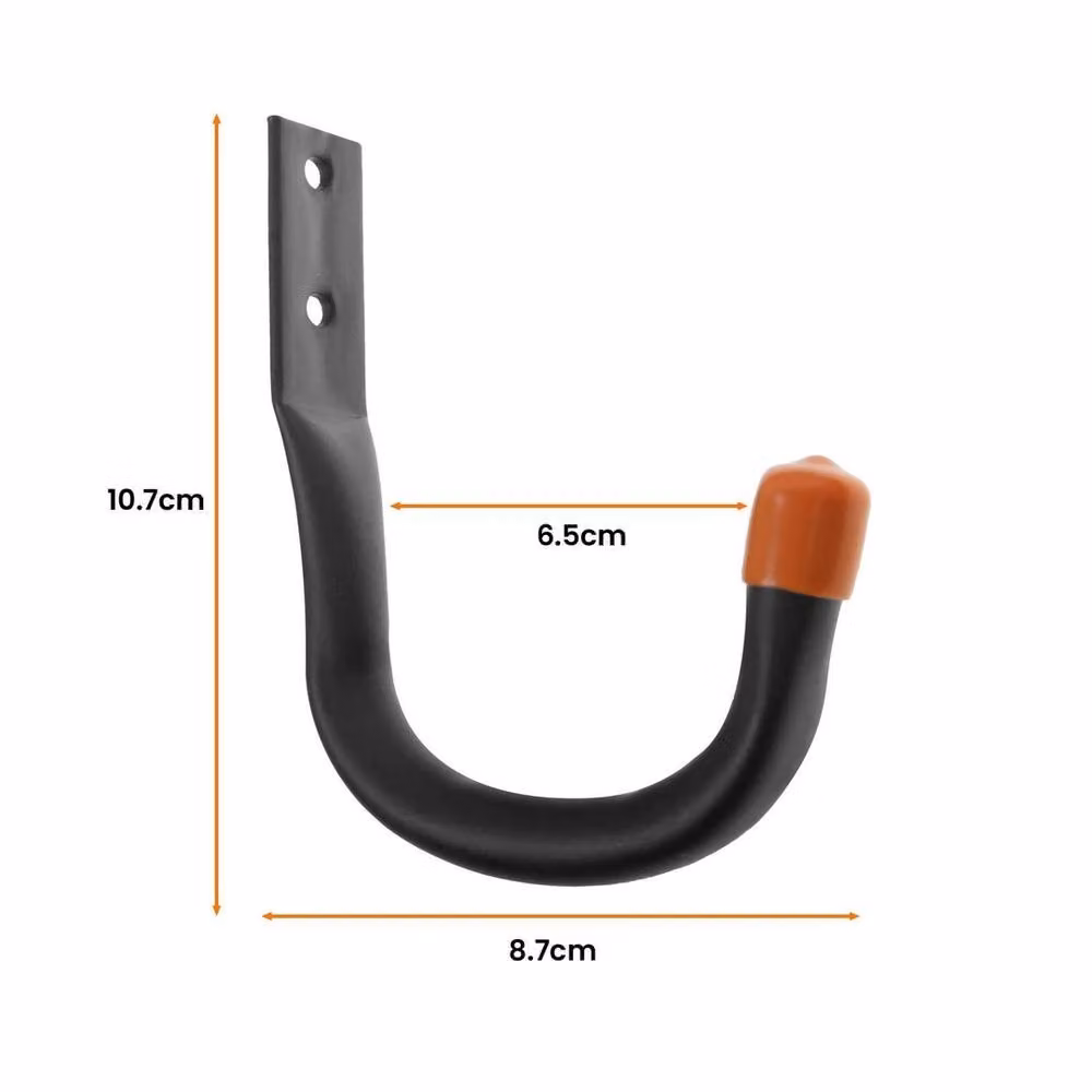 SPETLEK 12 Pack Black Metal Garage Wall Storage Hooks – 2