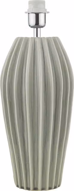 Dar ROS4239 Modern Grey Ceramic Tabletop Lamp with E27 Fitting