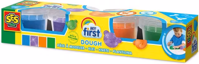 SES My First Multicolour Modeling Clay, 4 x 90g