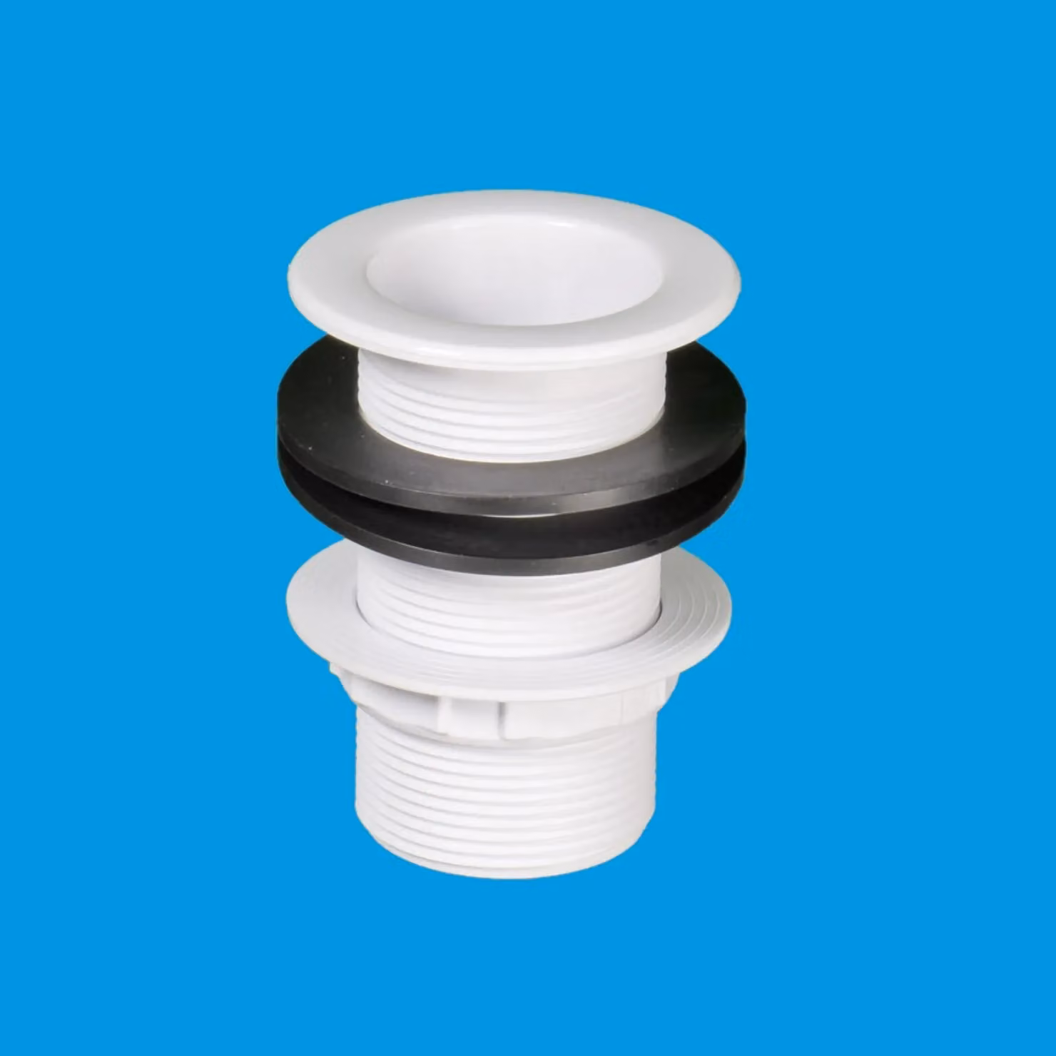 McAlpine W20 Tank Overflow with 3 inch Tail in White – 2