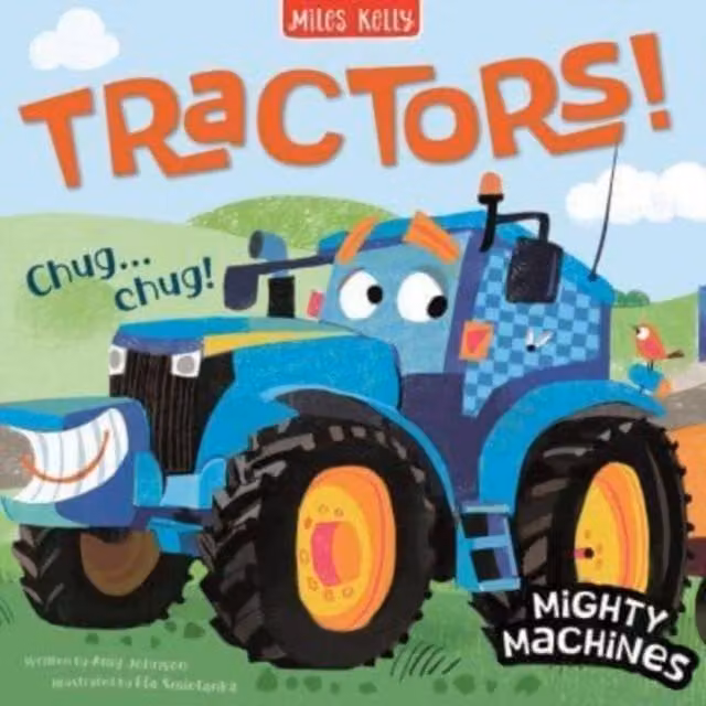 Miles Kelly Tractors Paperback Book, Multicolour