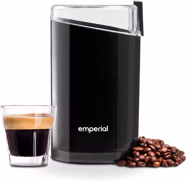 Emperial Electric Coffee Grinder, Bean, Spice and Nut Milling Blender, 140W, Black – 1