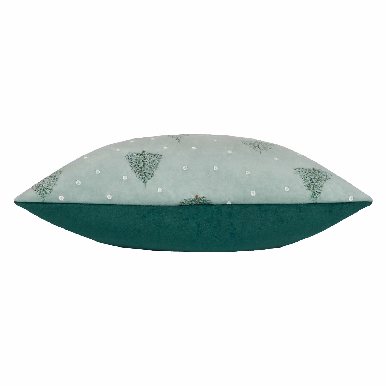 Terrys Classic Square Velvet Dotted Cushion in Green, W/D/H: 43 x 43 x 43 cm – 2