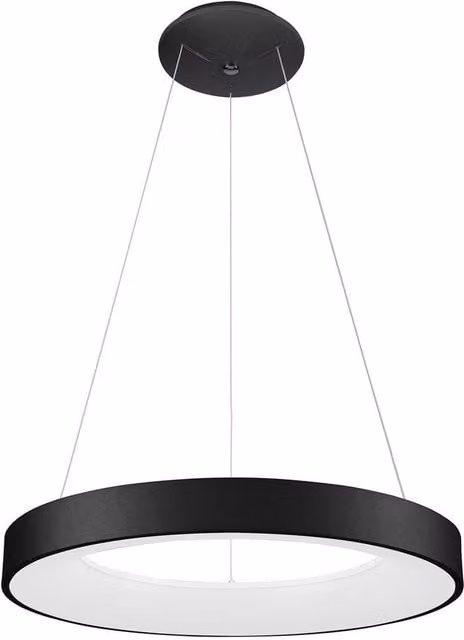 Netlighting Modern LED Hanging Pendant in Black with 3000K Warm White Light and 2750lm