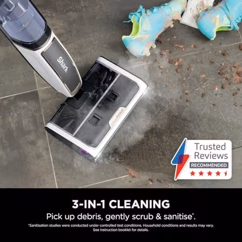 Shark SteamPickUp 3-in-1 Steam Mop for Hard Floors, White SD200UK – 2