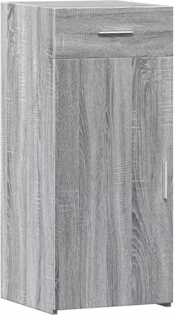 Berkfield Home Grey Sonoma Sideboard in Engineered Wood W/D/H: 40 x 42.5 x 93 cm