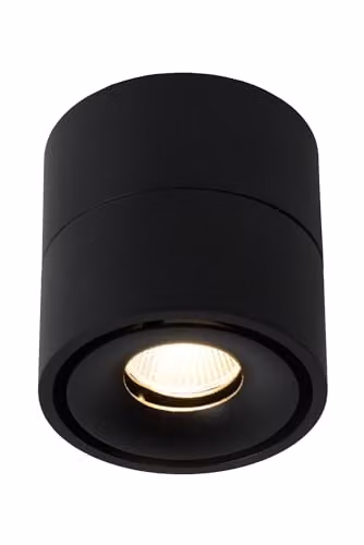 Lucide Yumiko Dimmable and Adjustable Surface Mounted LED Ceiling Spotlight in Black – 1