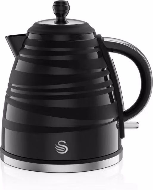 Swan Symphony 3KW 1.7 l Jug Kettle in Black