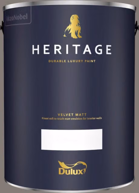 Dulux Trade Heritage Matt Paint in Mud Lark, 5 l