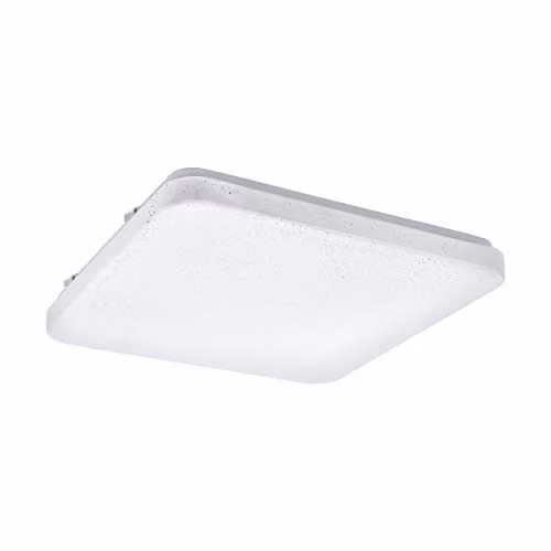 Loops Modern White LED Wall and Ceiling Mounted Sconce with Plastic and Metal Finish
