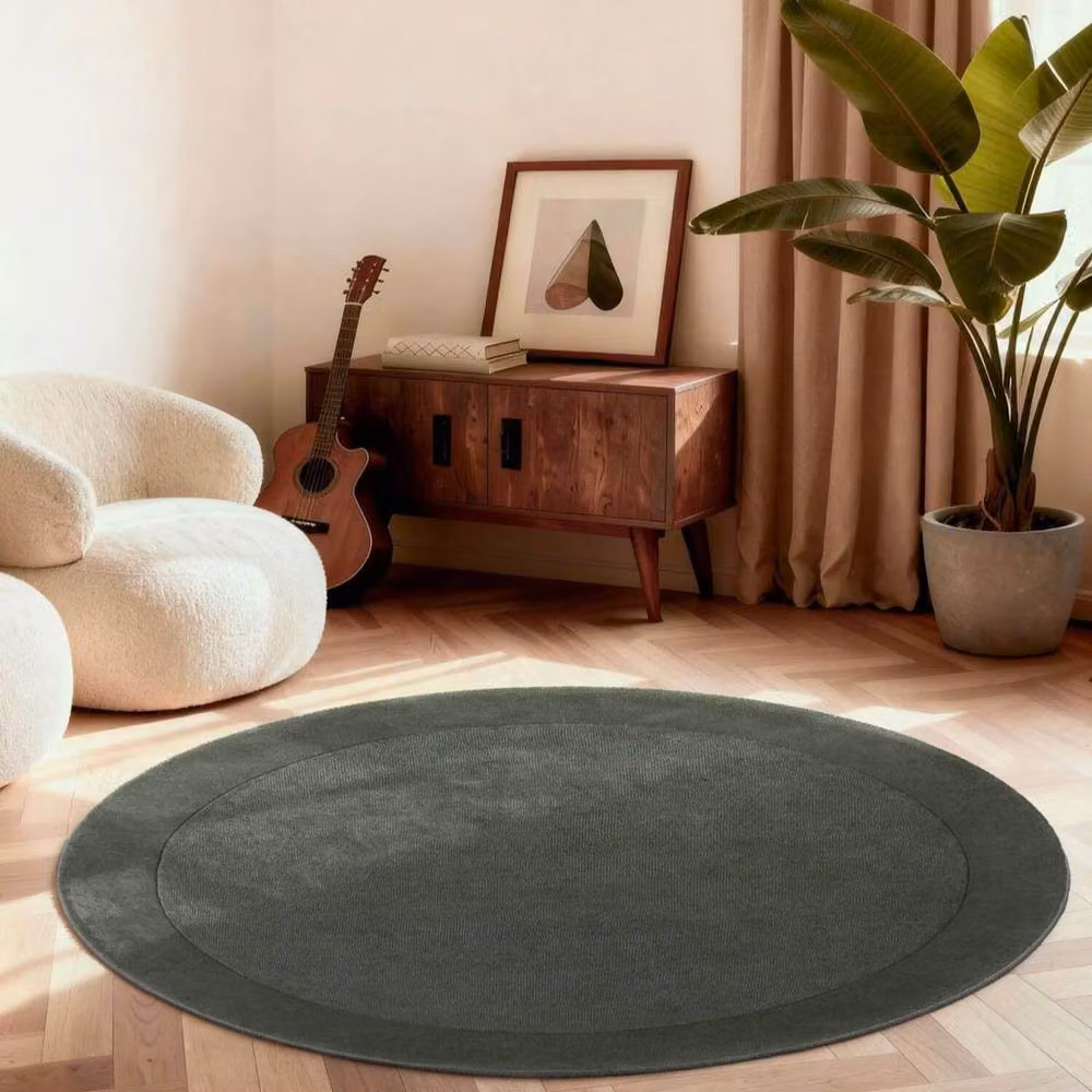 Villeroy & Boch 1812 Kari Handmade Wool Blend Bordered Rug in Green, W: 120 cm, L: 180 cm – 3