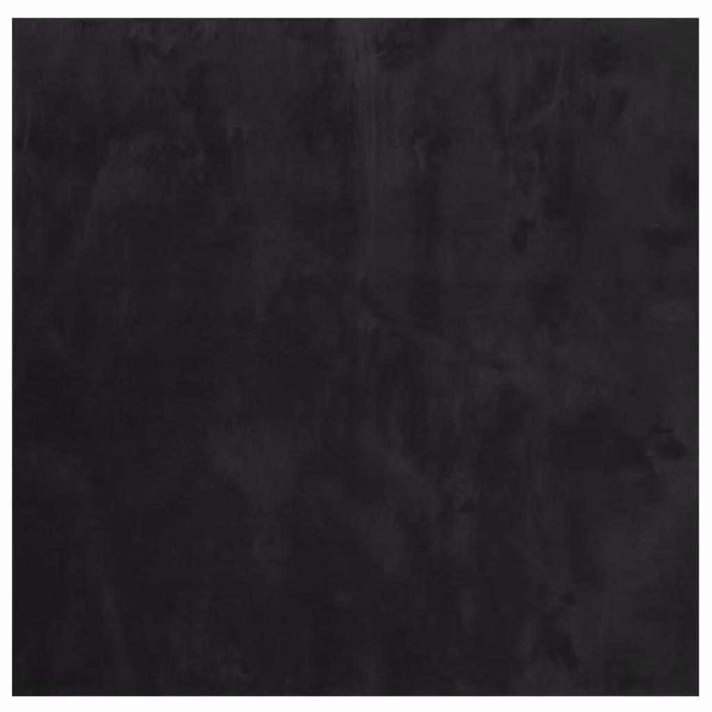 Berkfield Home HUARTE Black Short Pile Washable Polyester Rug, 200 x 200 cm – 2