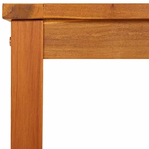 vidaXL Brown Acacia Wood Garden Bench W/D/H: 110 x 35 x 45 cm – 3