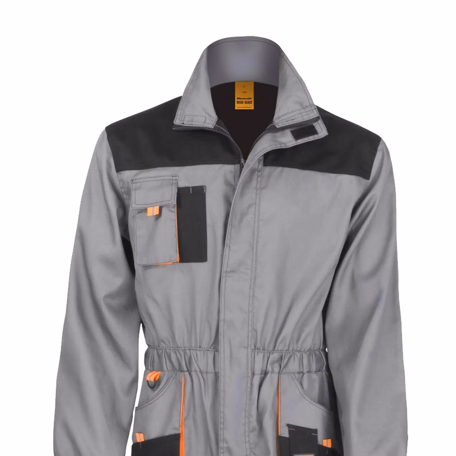 Result Work-Guard Lite Poly-Cotton Workwear Coverall in Grey, Size: 4XL – 2