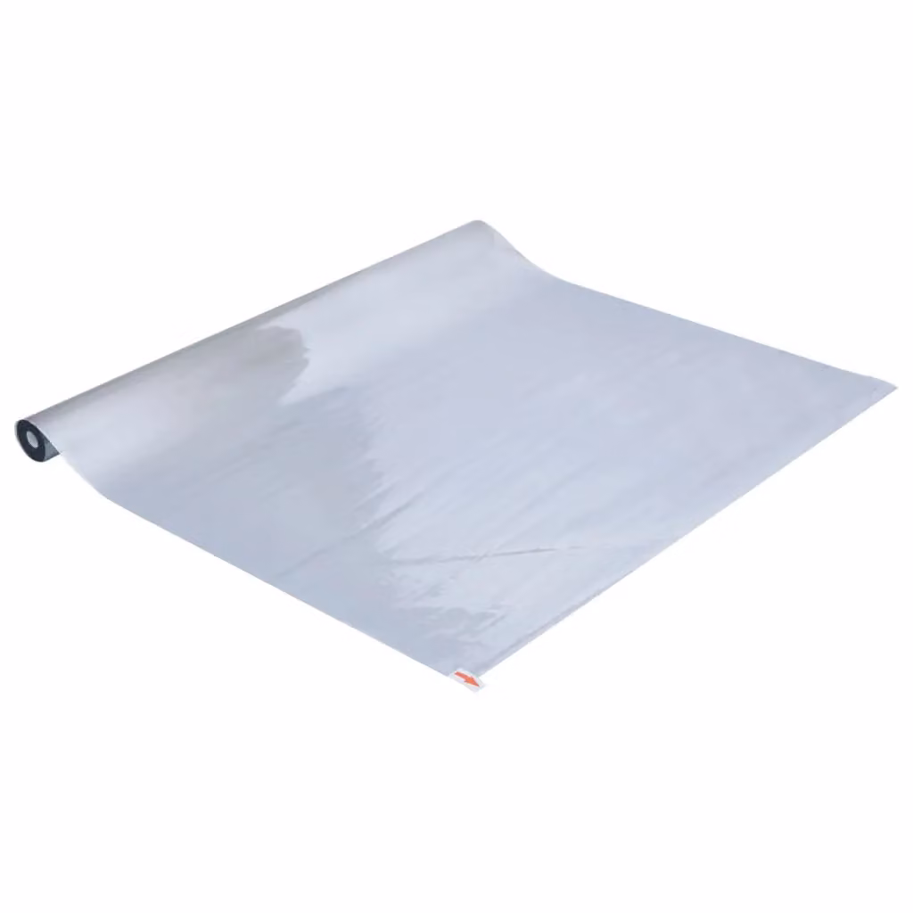 Berkfield Home Solar Films 3-Piece Silver Static Reflective PVC Window Film – 2