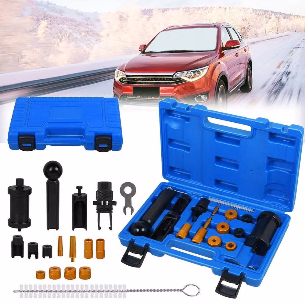 SPETLEK Fuel Injector Puller Removal Set in Blue – 5