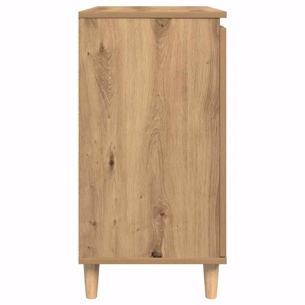 Berkfield Home Artisan Oak Sideboard in Brown, W/D/H: 60 x 35 x 70 cm – 2