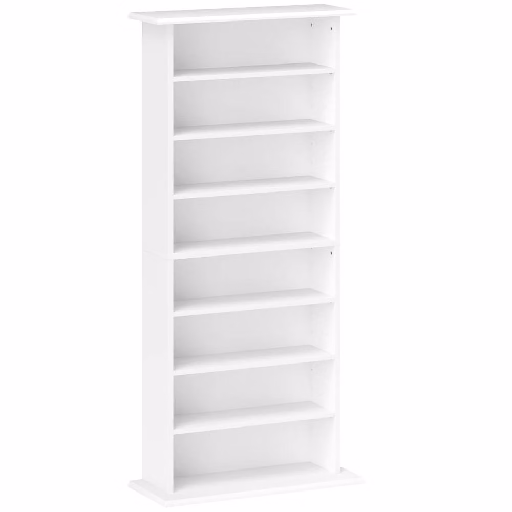 Wyld Haus Talasa White Wall Mounted CD Storage Unit with Adjustable Shelves – 2