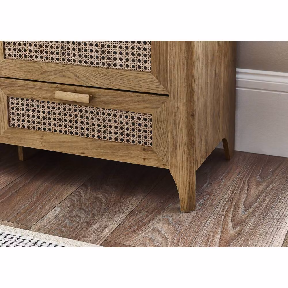 Cheshire Premium Pacifica 6 Drawer Wide Chest in Brown Oak – 6