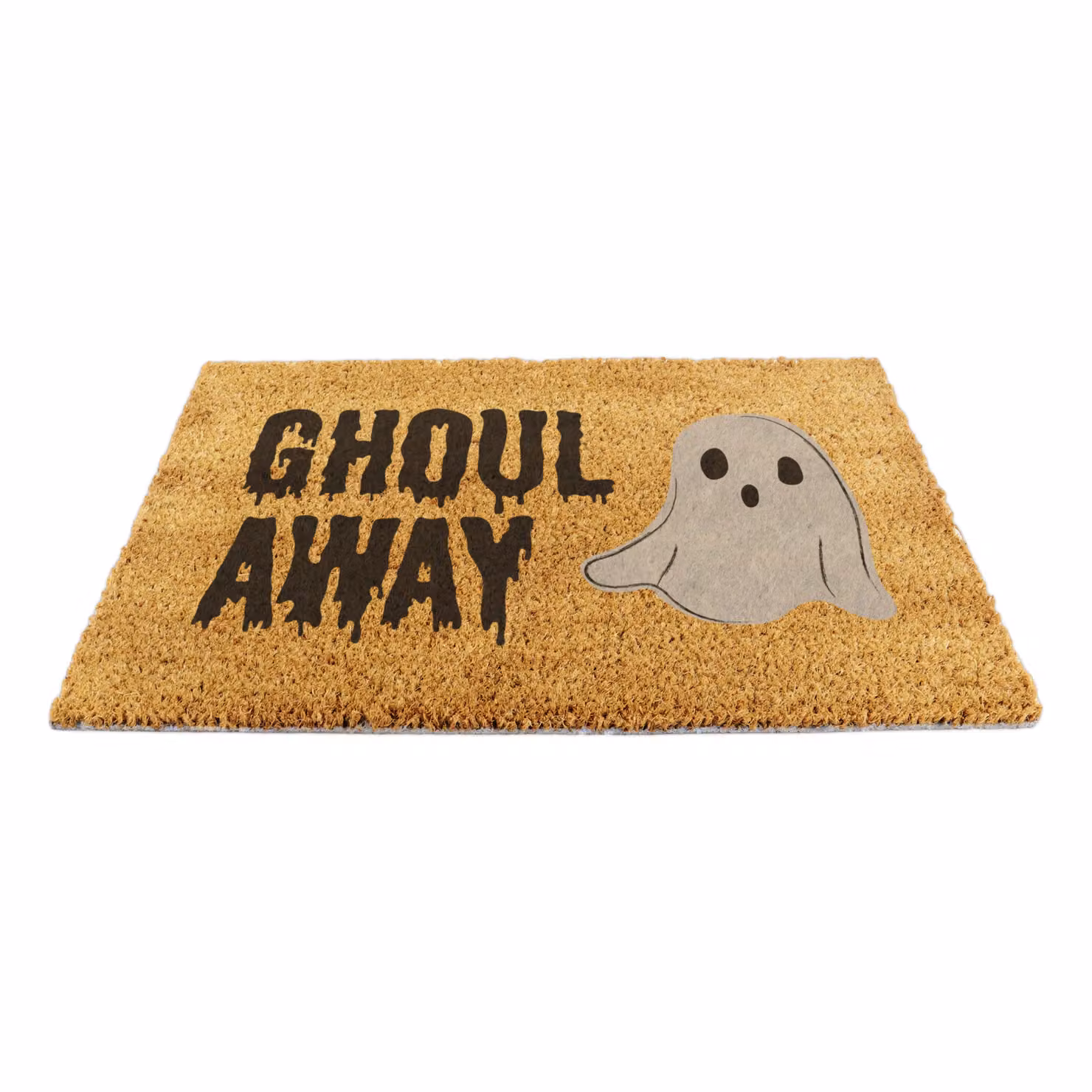 Artsy Mats Ghoul Away Coir Doormat in Brown, W: 60 cm, D: 40 cm – 5
