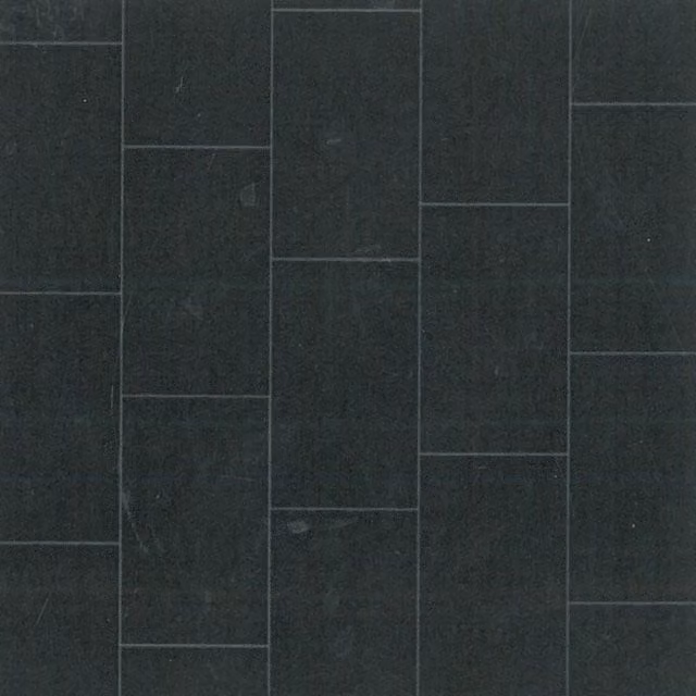 IVC Grey and Black Stone Look Non-Slip Vinyl Flooring Sheet, W: 200 cm, L: 700 cm, Thickness: 0.2 cm