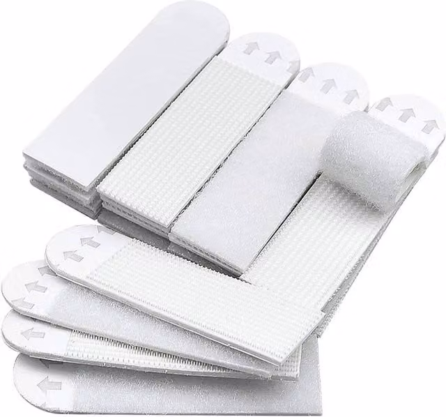 Nordara 90 Pairs Double Sided White Picture Frame Hanging Strips, Length: 1000 cm, Width: 52 cm – 1