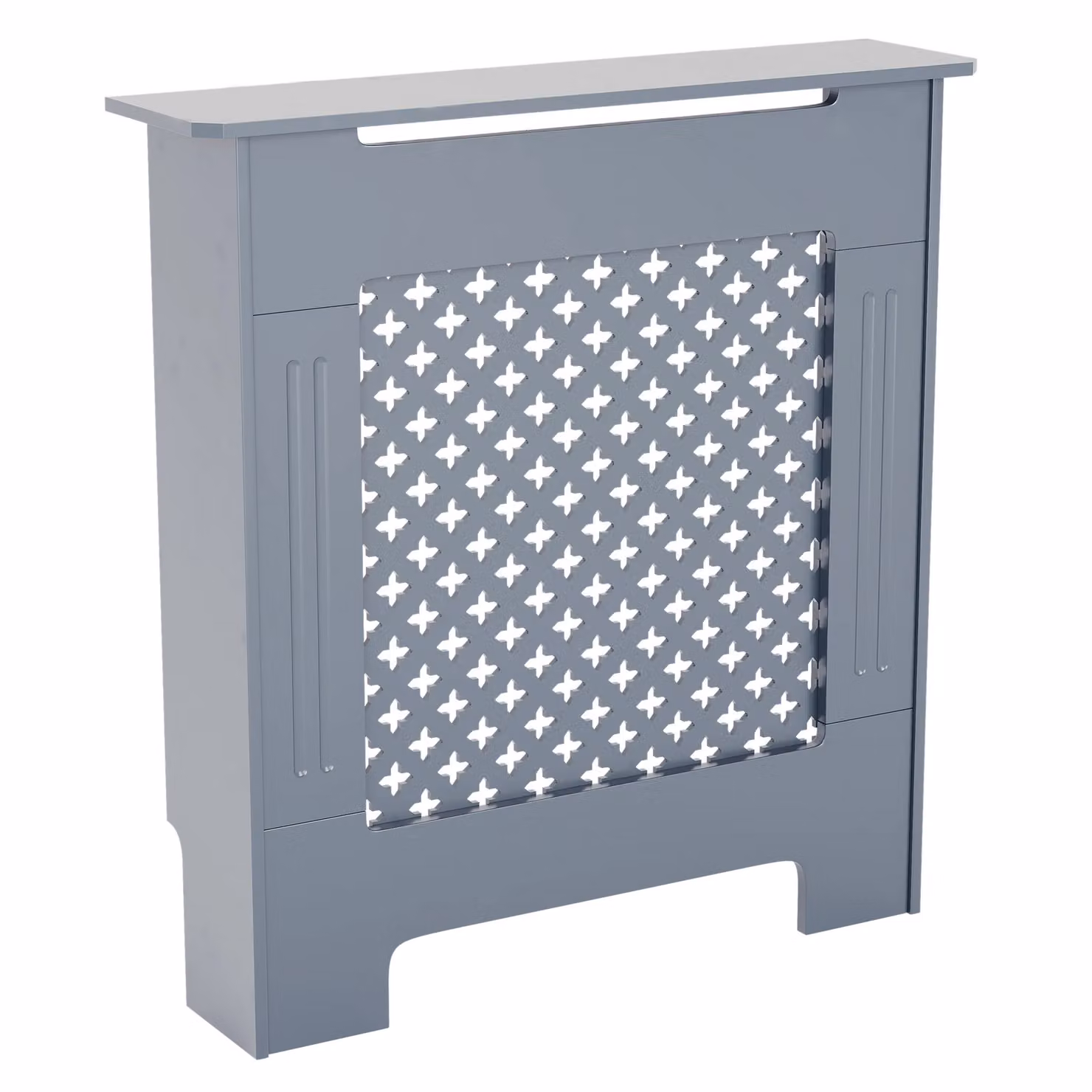 Vida Designs Oxford MDF Radiator Cover, Dark Grey, W: 82.0 cm, H: 78.0 cm, D: 19.0 cm – 4