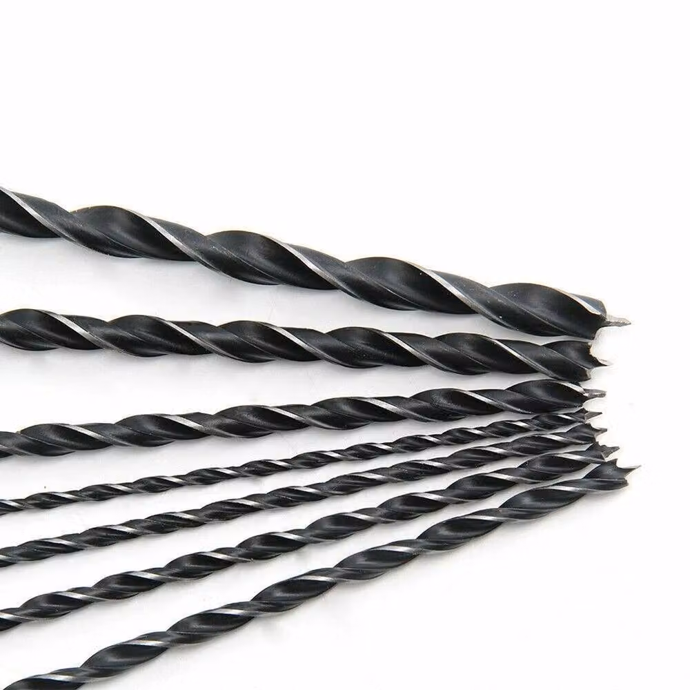 SPETLEK 7-Piece Long Wood Drill Bit Set in Silver – 3