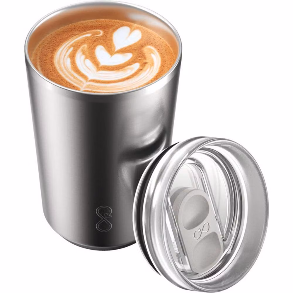 Ocean Bottle Insulated Stainless Steel Tumbler, Silver, 350ml – 3