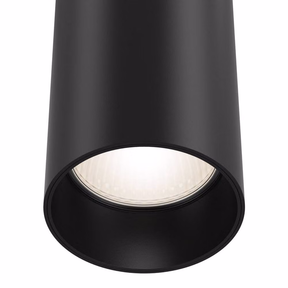 Maytoni Focus Slim Pendant Ceiling Light in Black with GU10 Bulb Compatibility – 2