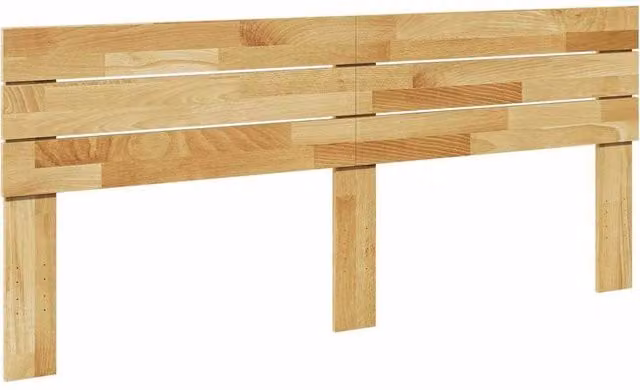 Berkfield Home Modern Solid Oak Headboard in Brown, Width: 180 cm – 1