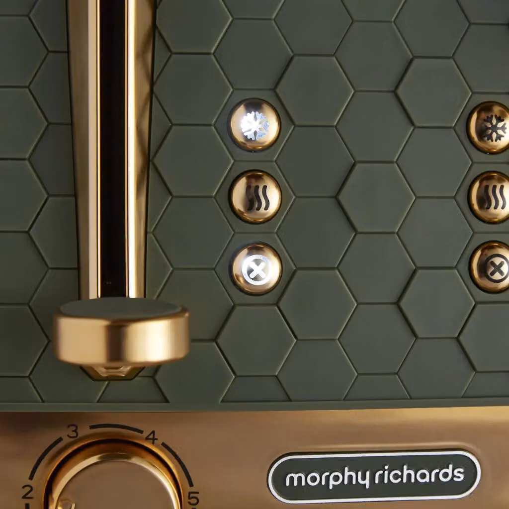 Morphy Richards Cassini 4-Slice Toaster in Green – 5