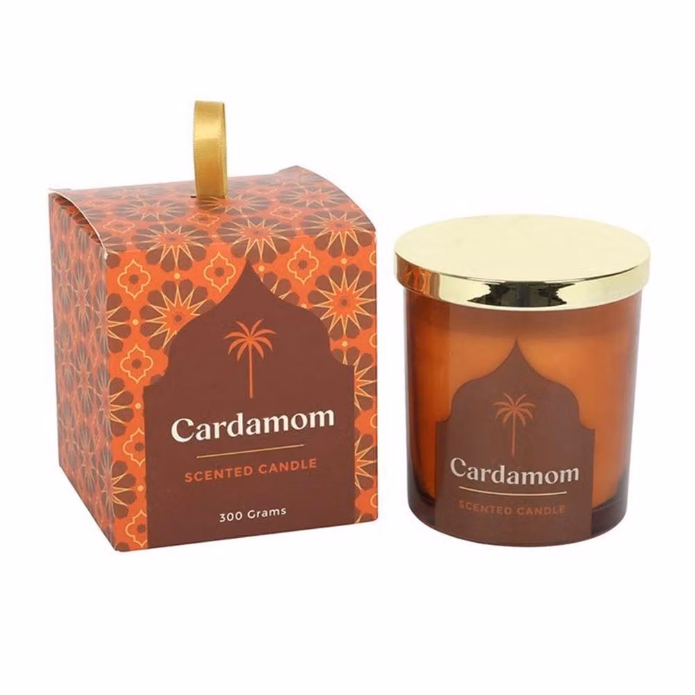 Something Different Arabian Nights Cardamon Scented Candle in Brown – 2